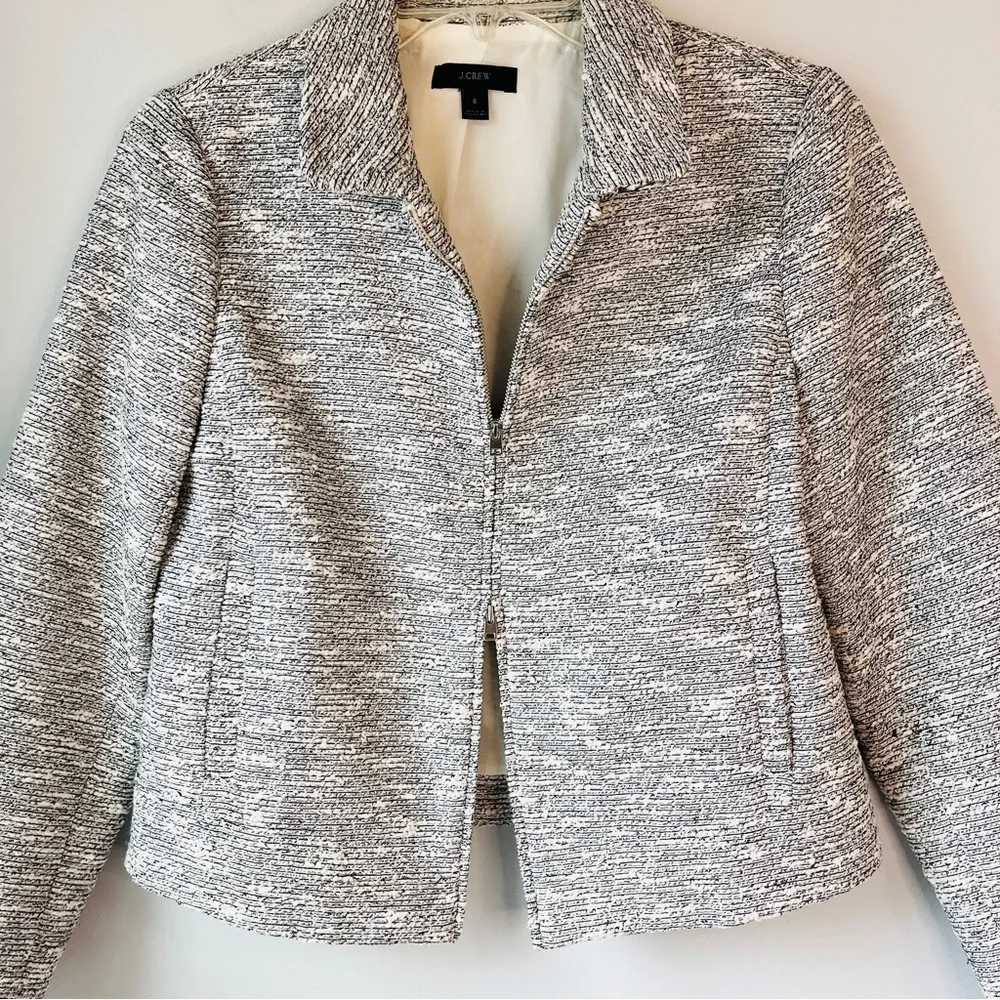 J. Crew Collared Tweed Lady Jacket